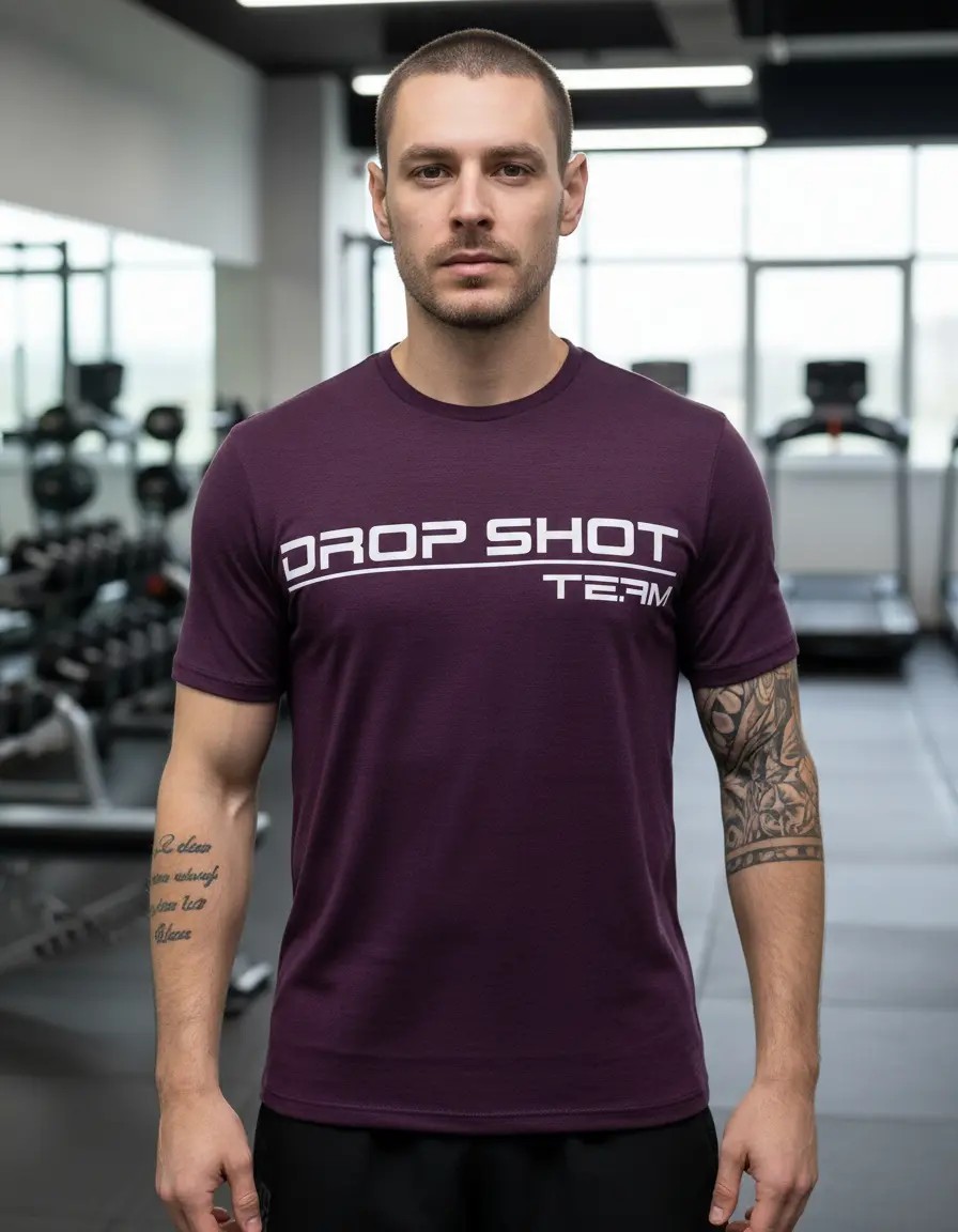 Camiseta De Treino 100% Poliamida Drop Shot Team Game
