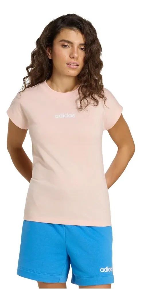Camiseta Essentials Linear Adidas Feminina