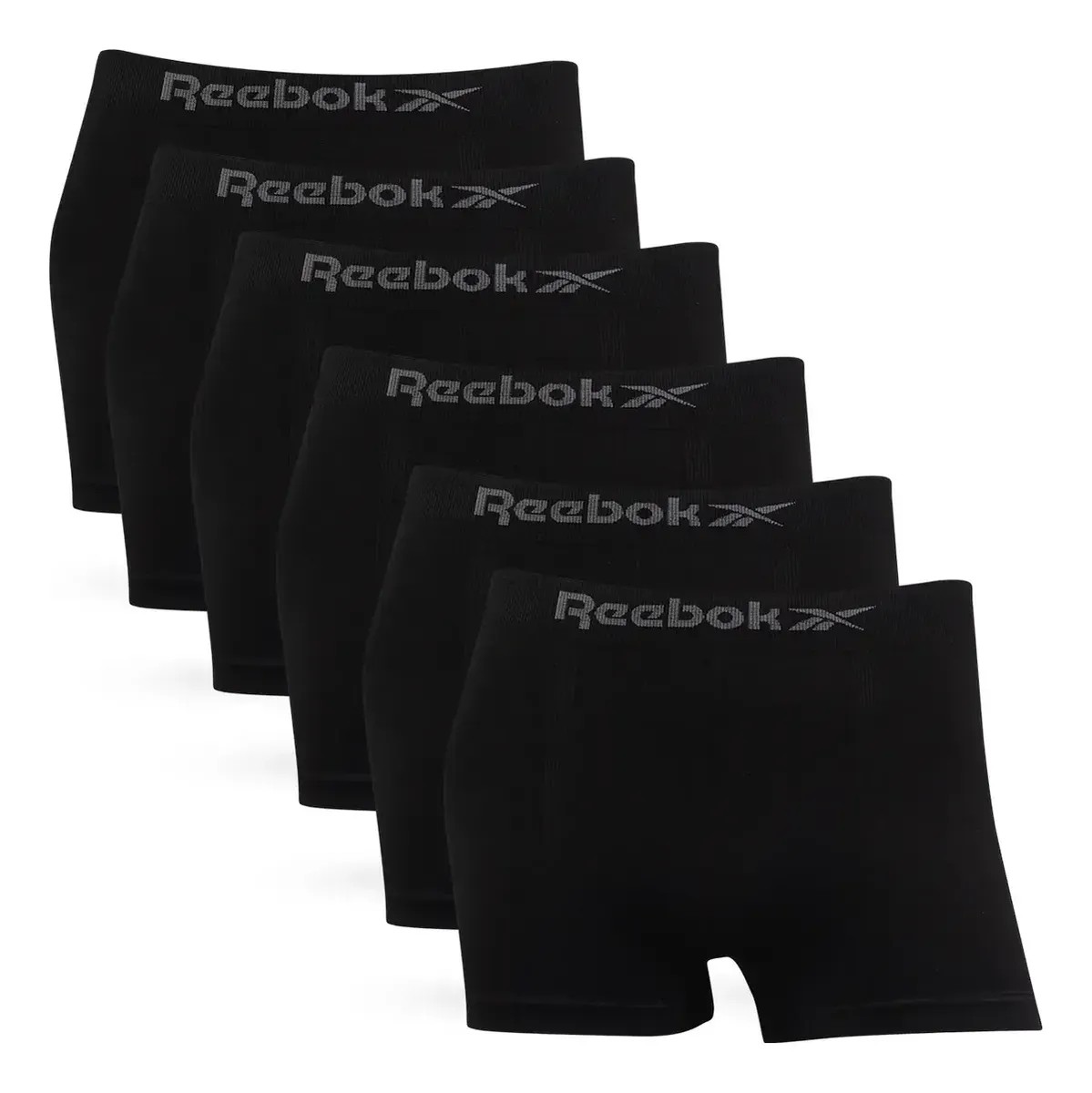 Kit 6 Cuecas Boxer Reebok Microfibra