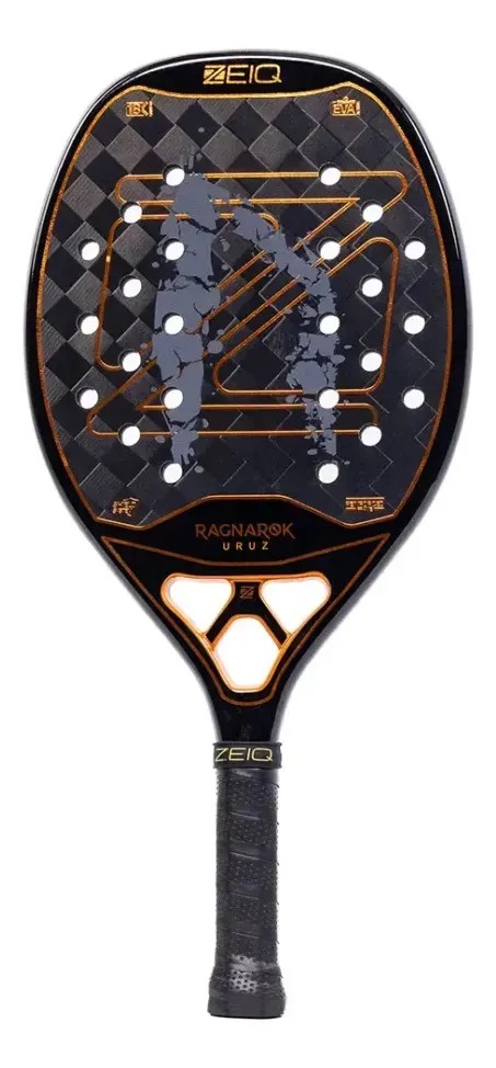 Raquete de Beach Tennis Zeiq Ragnarok Uruz 2026 - Carbono 18k