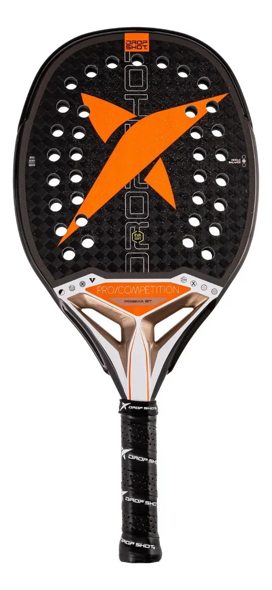 Raquete De Beach Tennis Drop Shot Prisma Bt 2026 Preto