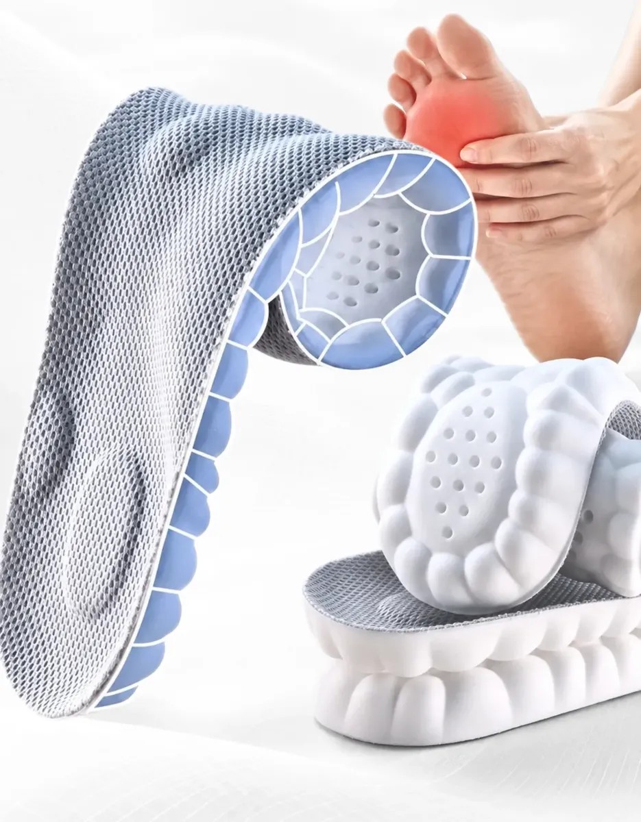 Palmilha De Altíssimo Conforto 4D Ortopédica