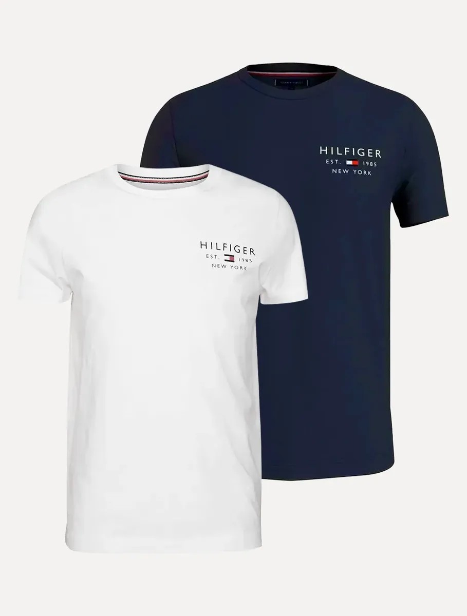 Kit 2 Camisetas Tommy Hilfiger Brand Love Small