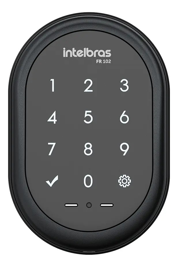 Fechadura Digital De Sobrepor Fr 102 Preto Intelbras