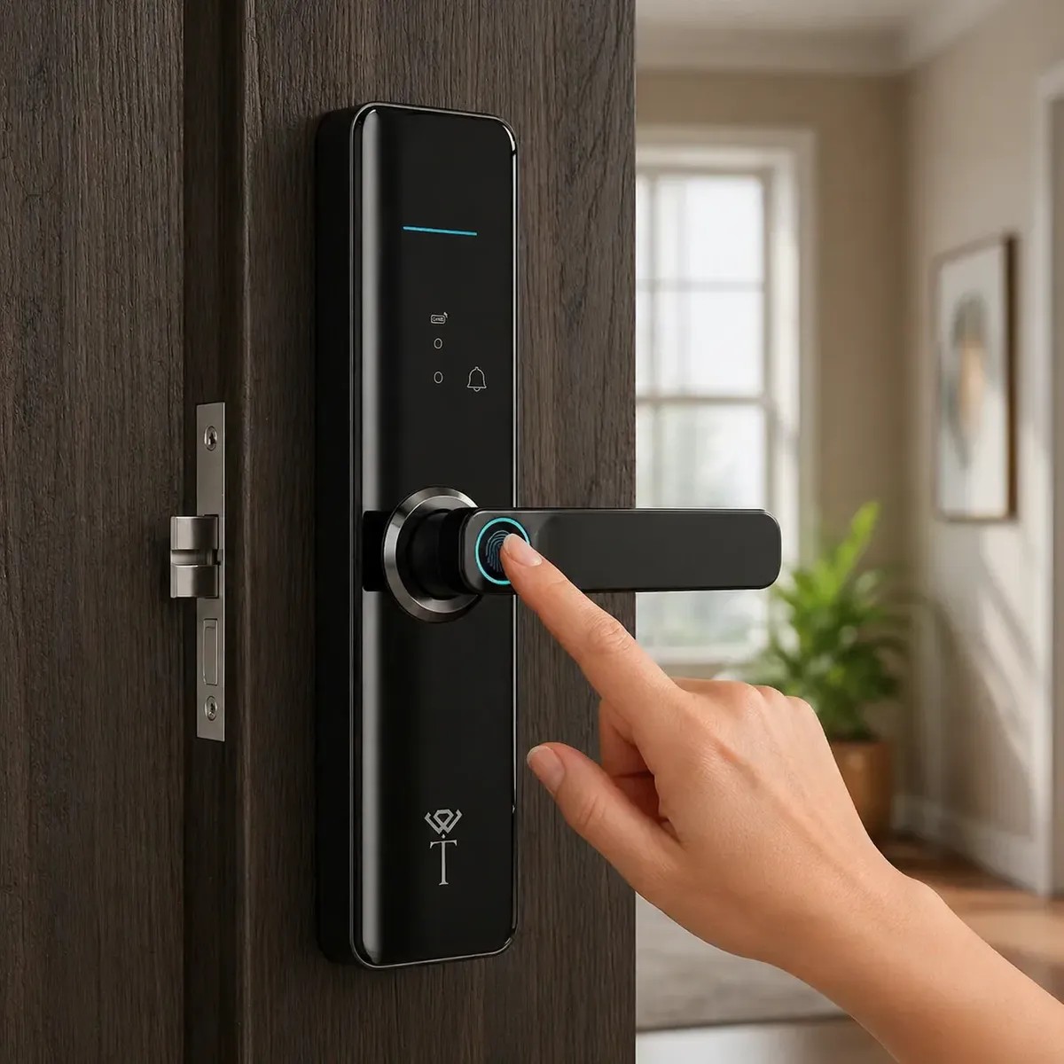Fechadura Digital Inteligente Wifi Biometria Alexia