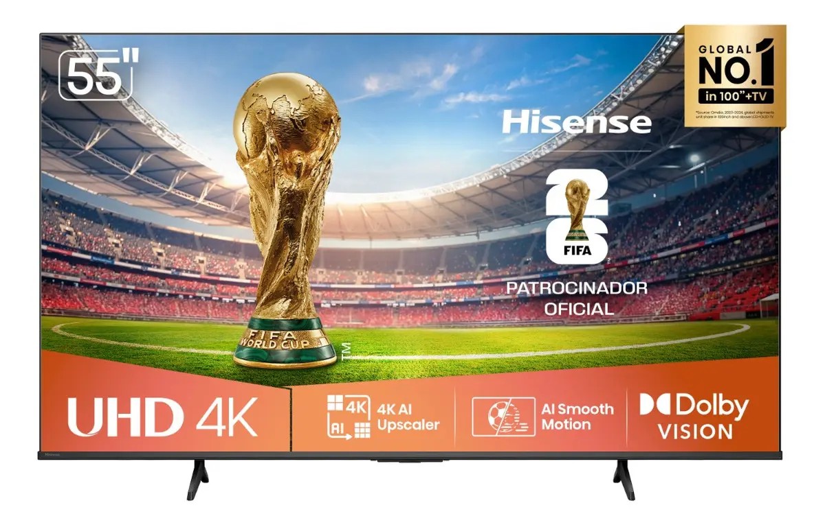 Smart TV Hisense 55" 4K Dolby Vision