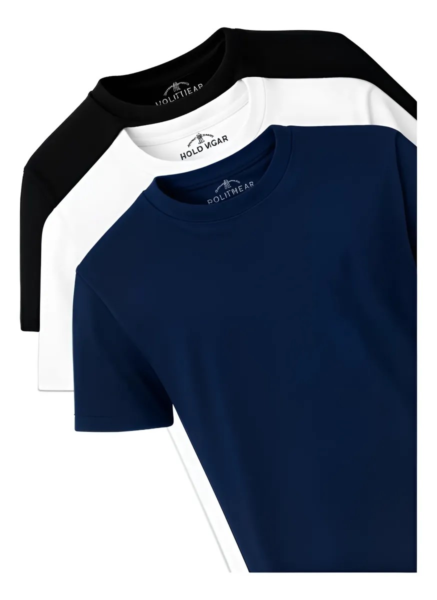 Kit 3 Camisetas Polo Wear