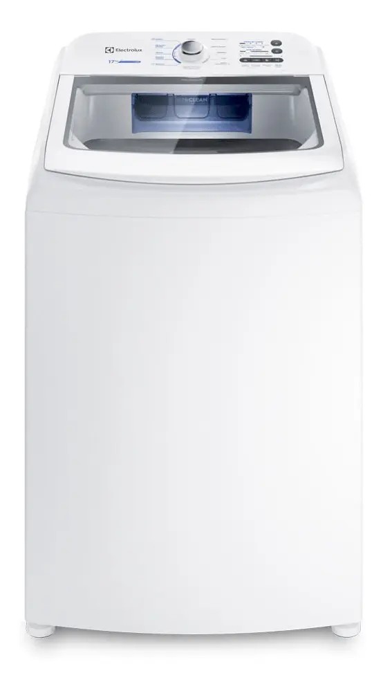 Máquina de Lavar 17kg Electrolux Cesto Inox Jet&Clean LED17