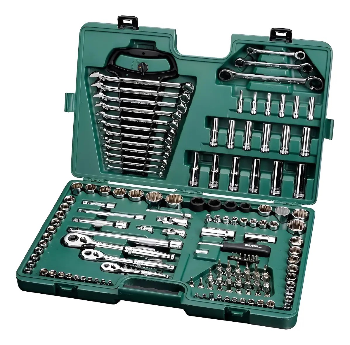 Jogo Ferramentas 150pc C/maleta Crv Sata - Sto9510l Cromo Vanádio