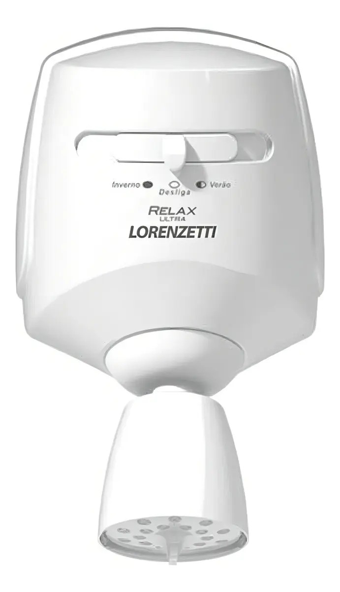 Chuveiro elétrico de parede Lorenzetti Relax Ultra branco 5500W
