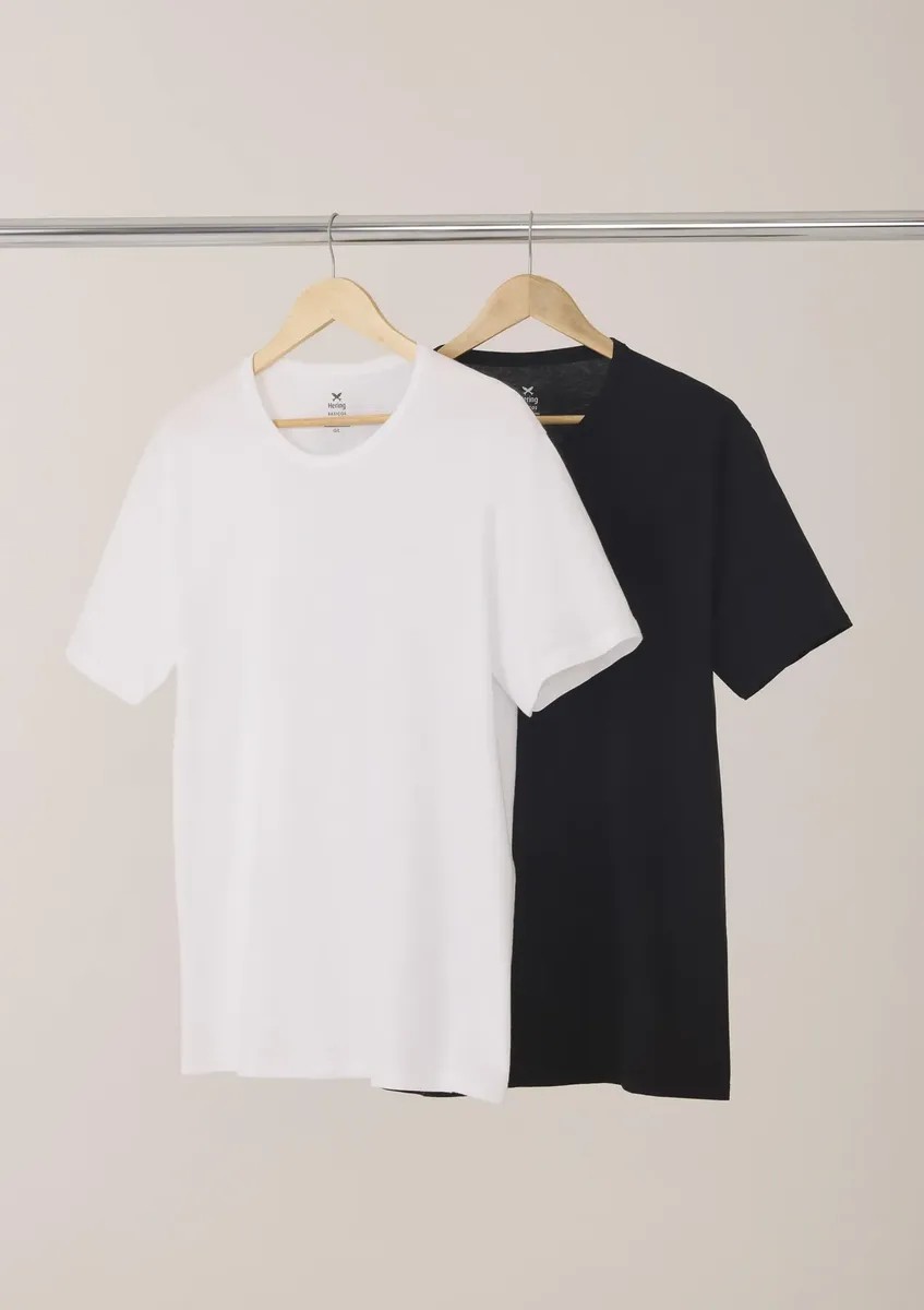 Kit com 2 Camisetas Slim Hering