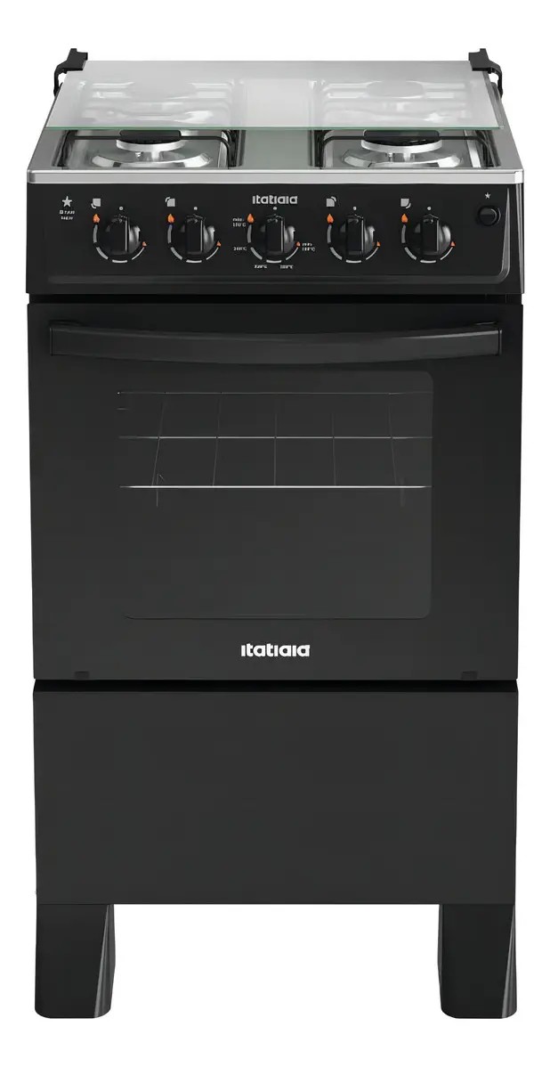 Fogão Itatiaia Star New 4 Bocas Mesa Inox Forno 48l-bivolt