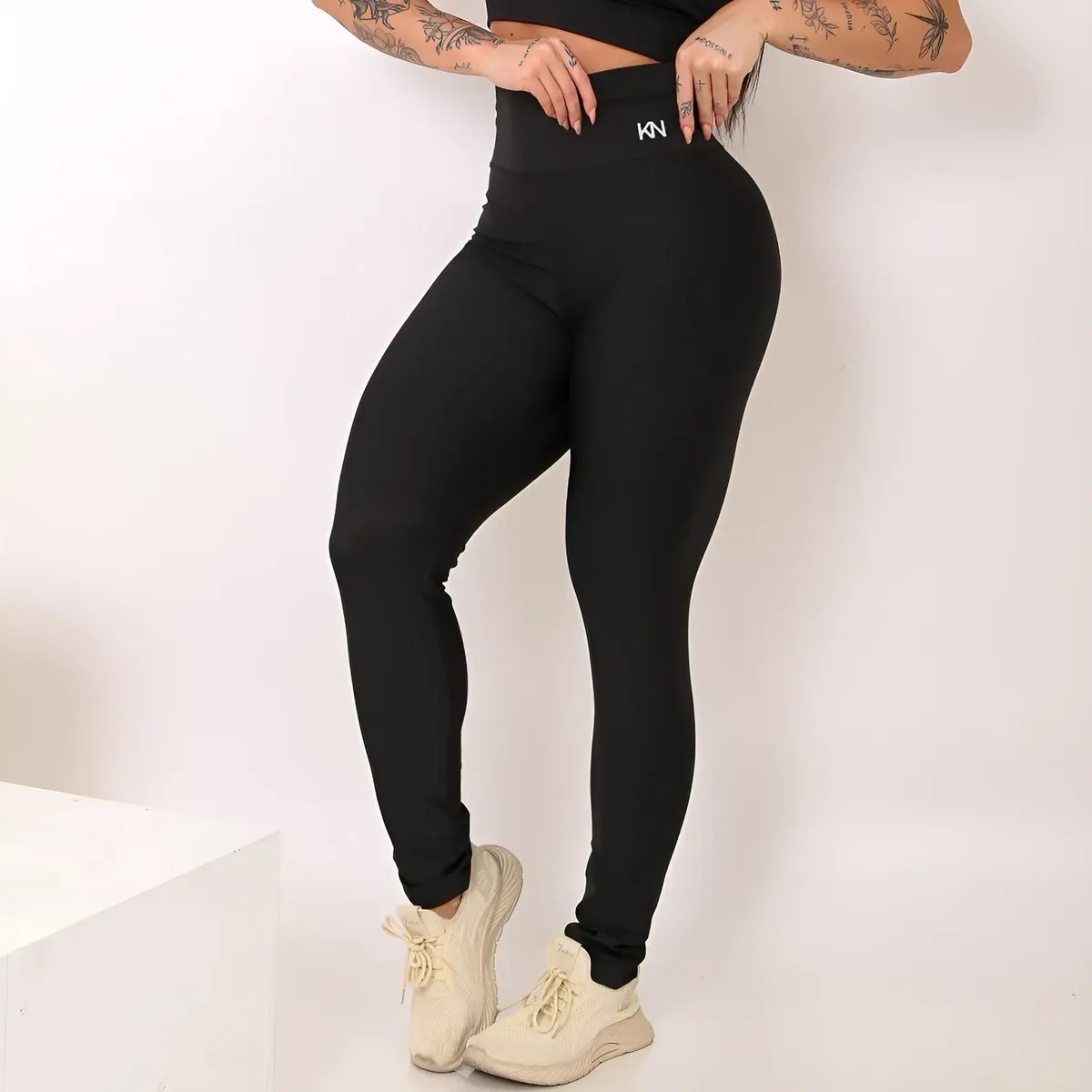 Calça Legging Zero Transparência Cintura Alta Koenig (várias cores)