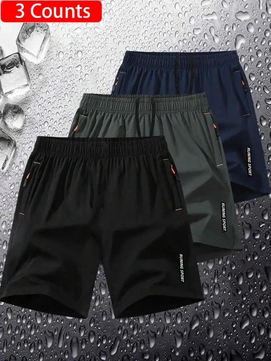 Kit 3 Shorts Esportivos Plus Size