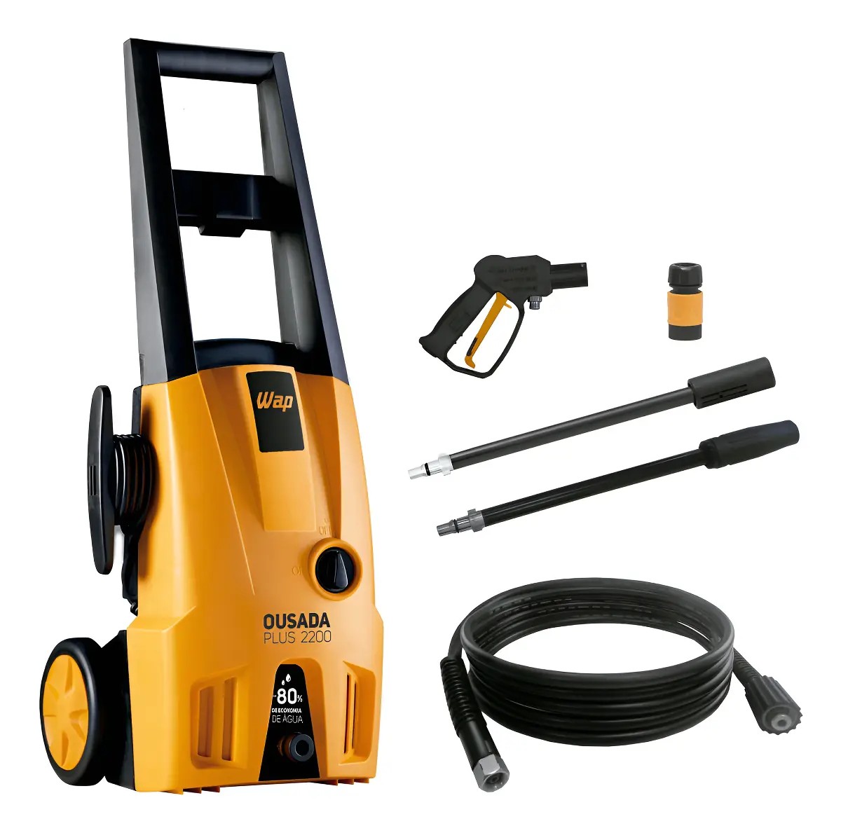 Lavadora de Alta Pressão WAP Ousada Plus 2200 1500W de Potência 1750 PSI - 127v
