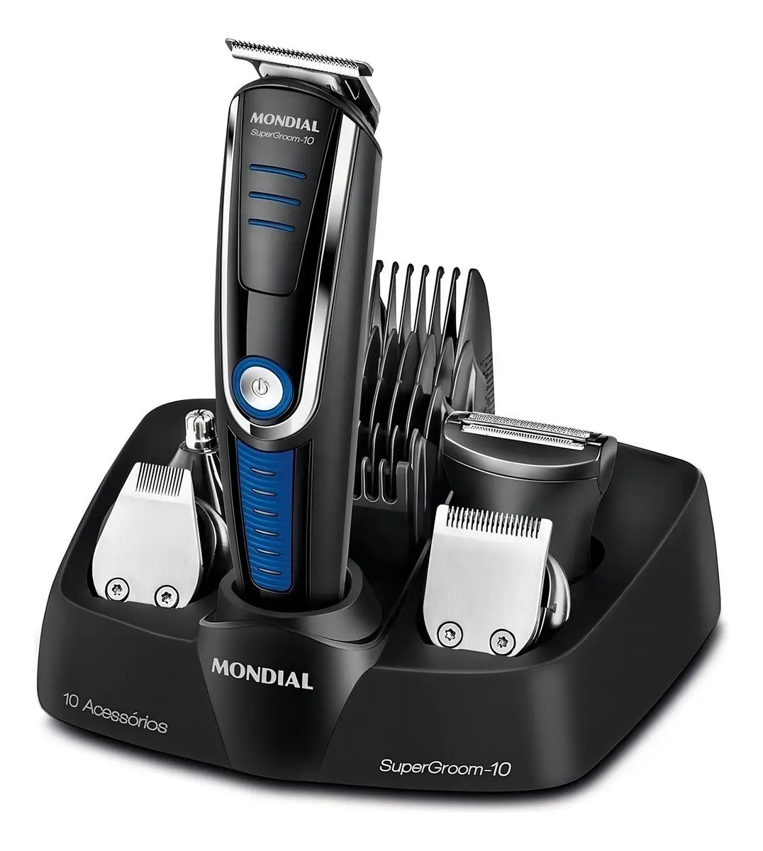 Aparador de Pelos Super Groom 10 Mondial Bivolt
