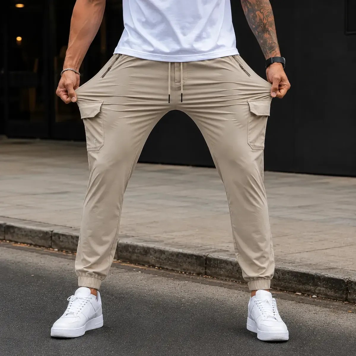 Calça Masculina C/ Elastano Esportiva