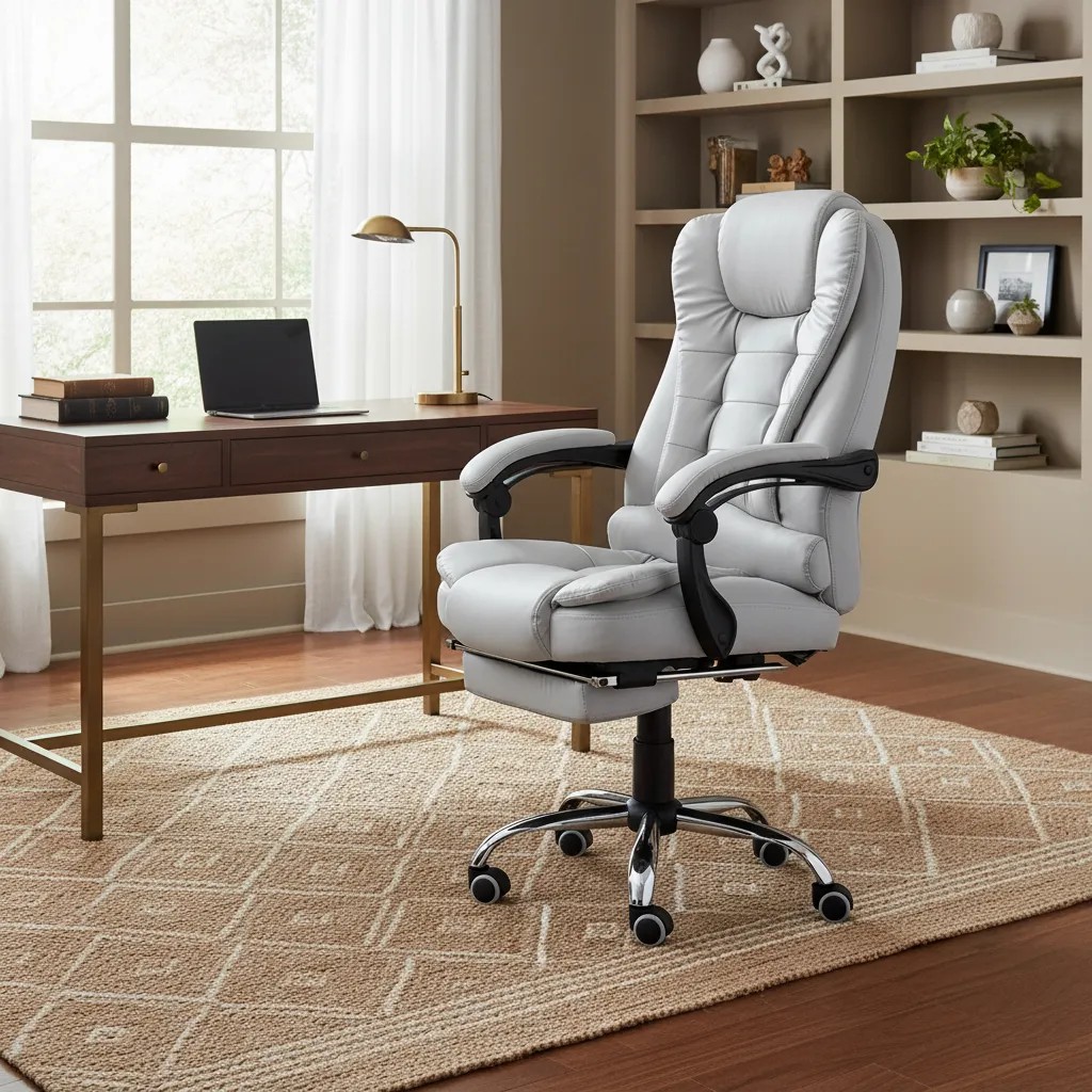 Cadeira De Escritório Presidente Ergonômica Python Fly