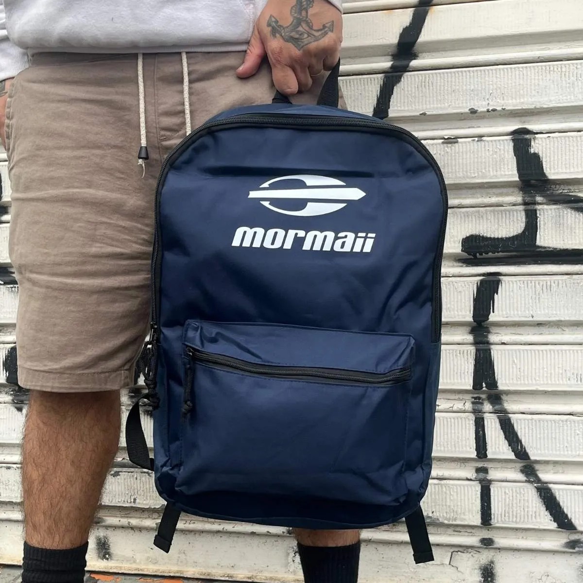 Mochila Mormaii Resistente Casual 21L Básica Azul