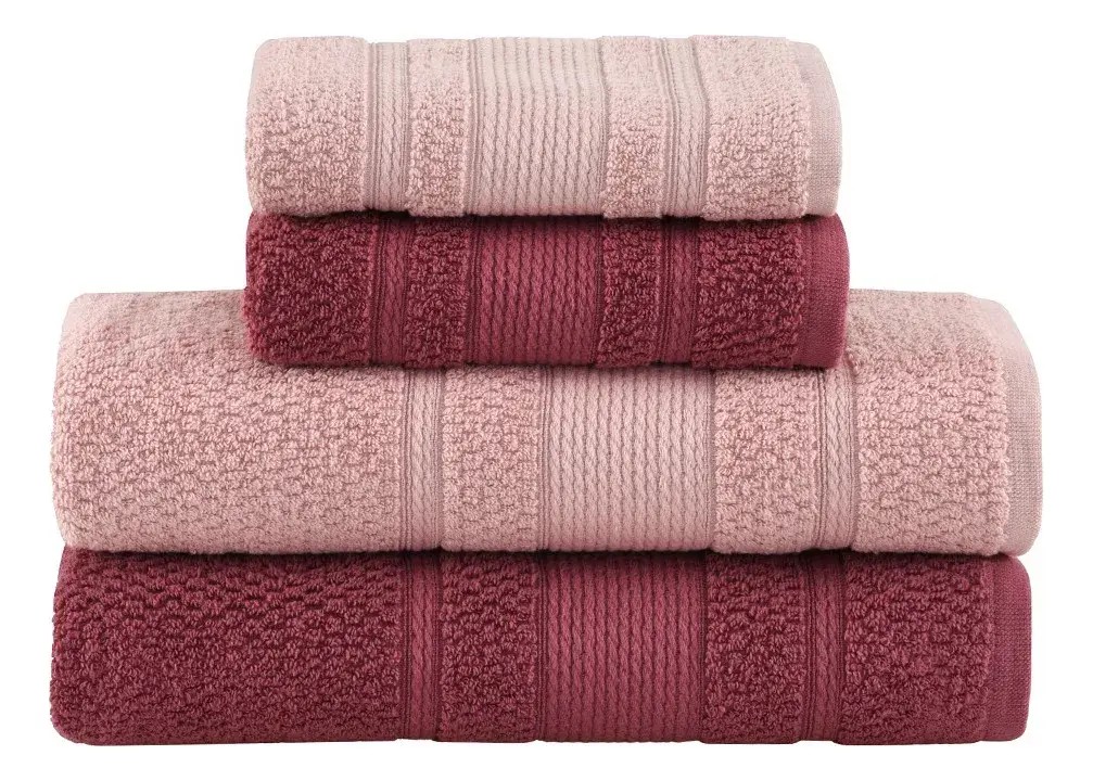 Jogo de Toalhas Buddemeyer Bella Extra Soft Banho 4 Peças
