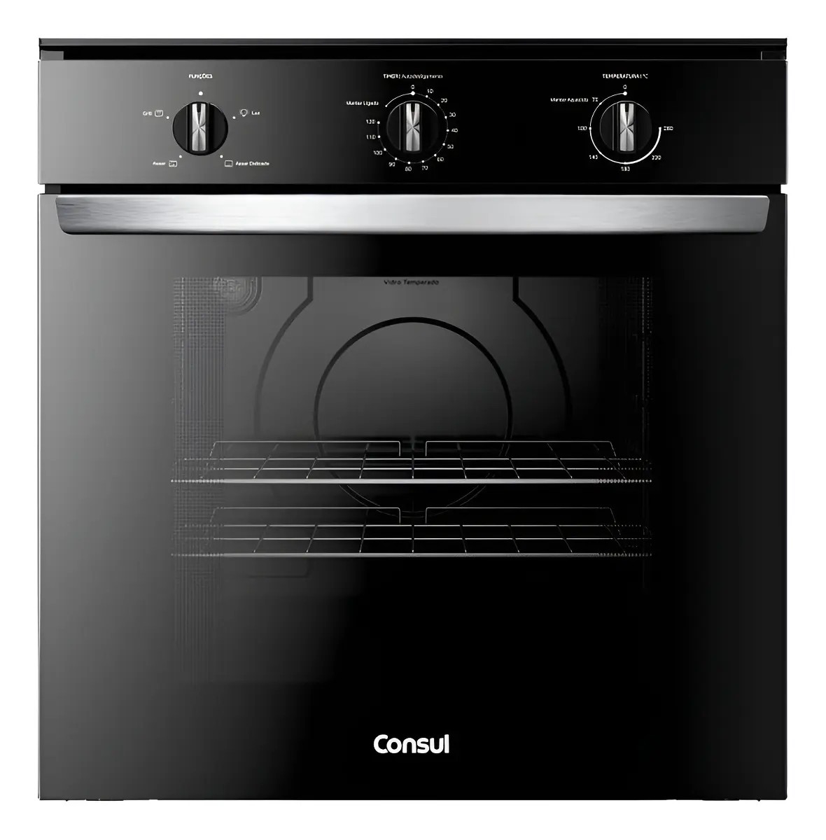 Forno Elétrico de Embutir Consul Multifuncional 84L Preto COB84BE