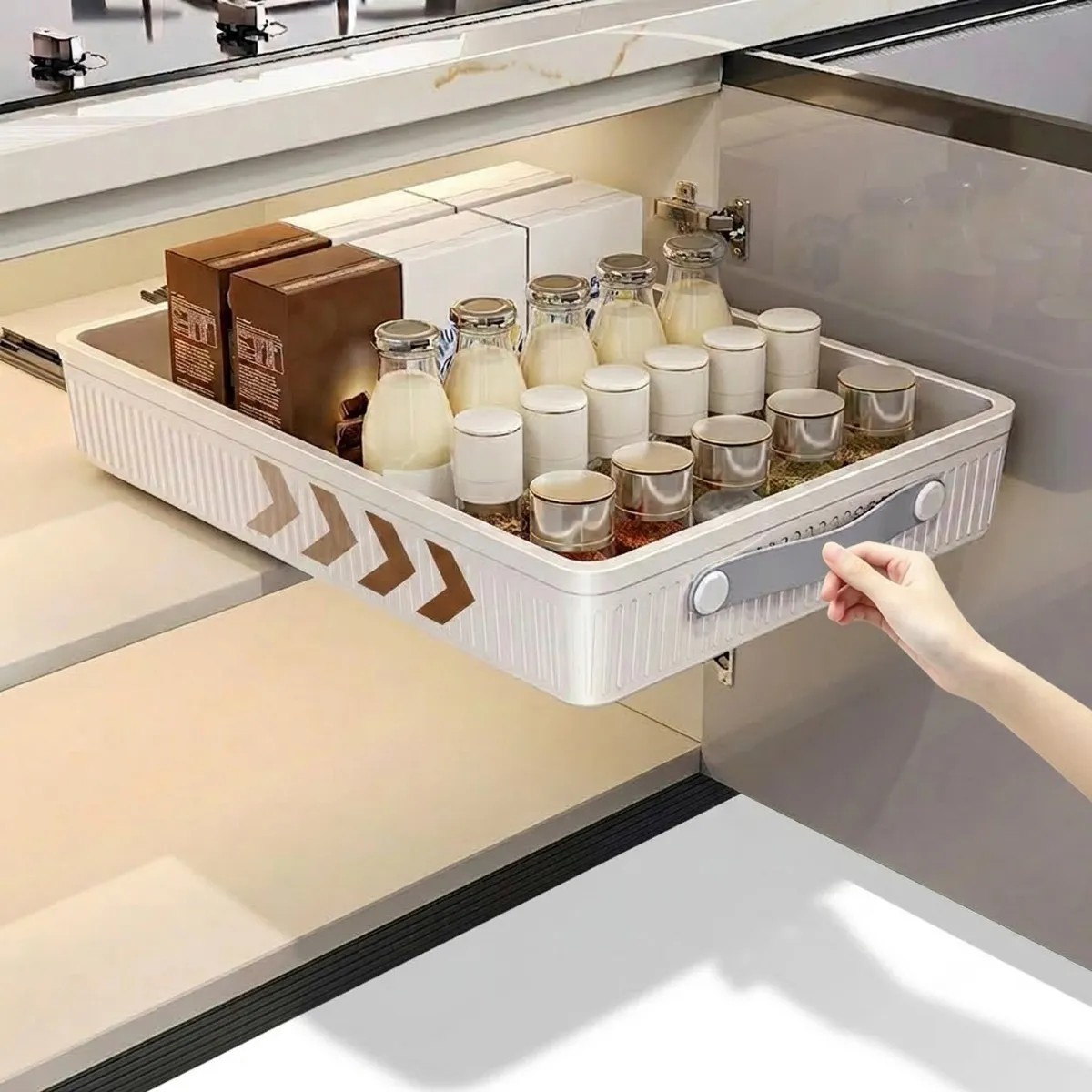 Gaveteiro Organizador Deslizante Para Cozinha