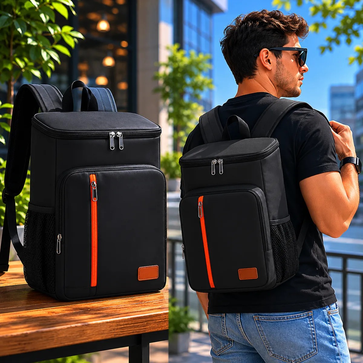 Bolsa Térmica Mochila Marmita Grande Cooler Impermeável 20 litros