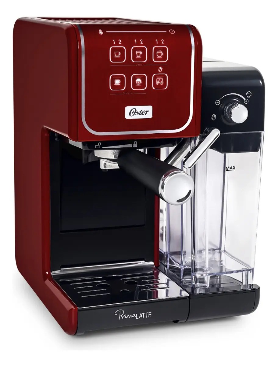 Cafeteira Espresso Primalatte Touch Red Oster 220V