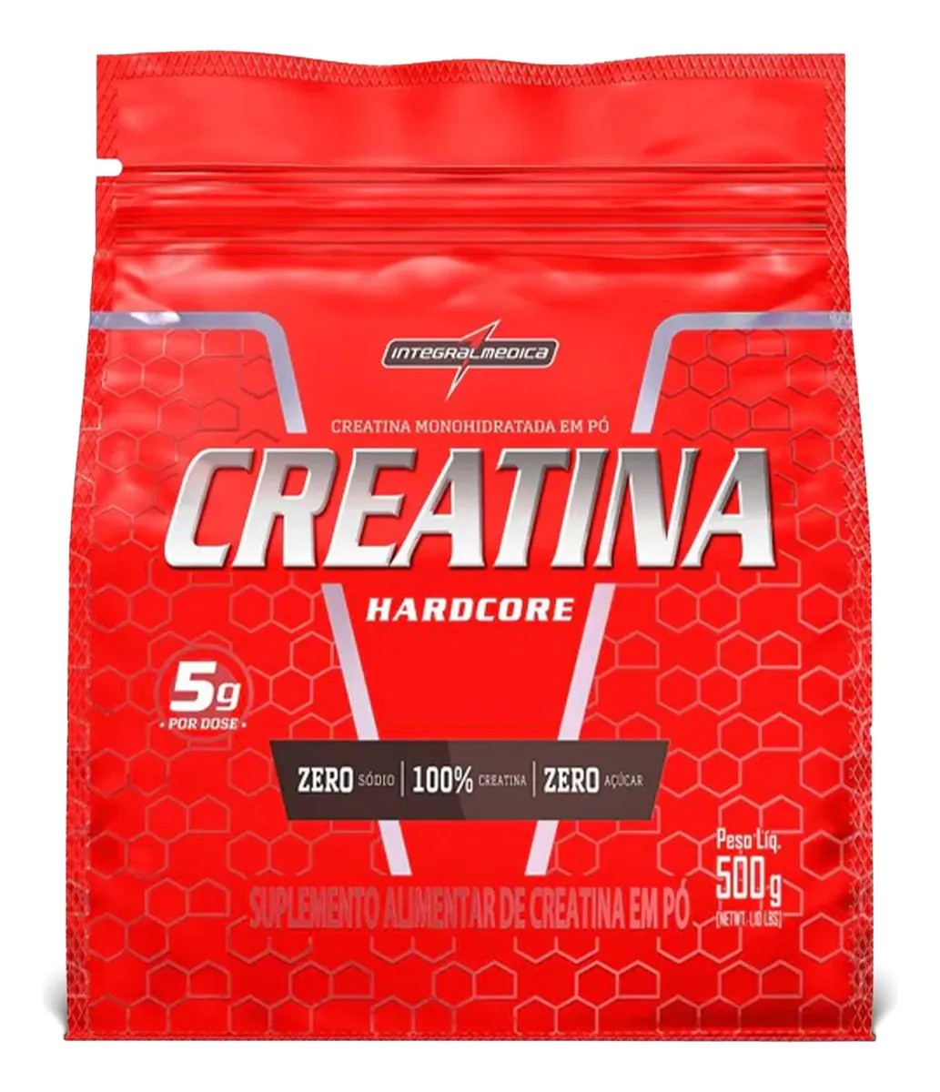 Creatina Hardcore Integralmédica 100% Pura 500g