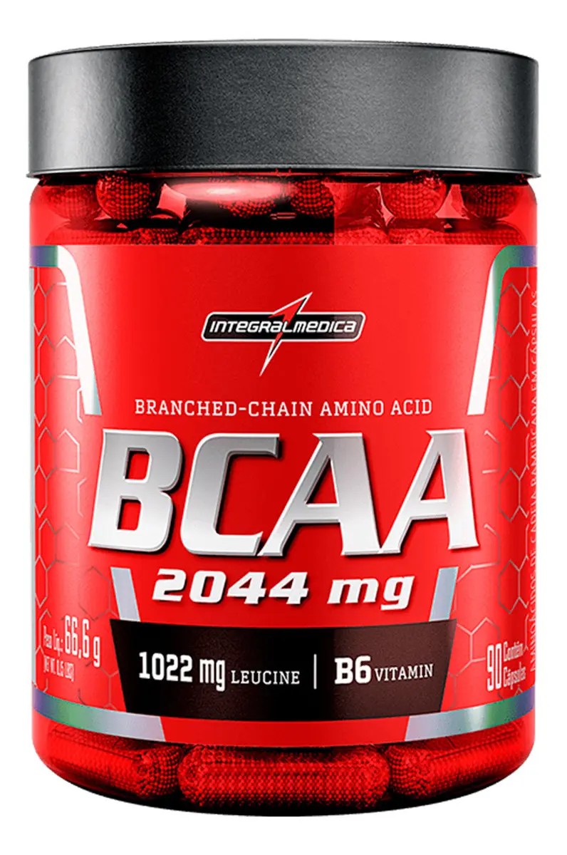 BCAA 2044mg Integralmédica 90 Cápsulas