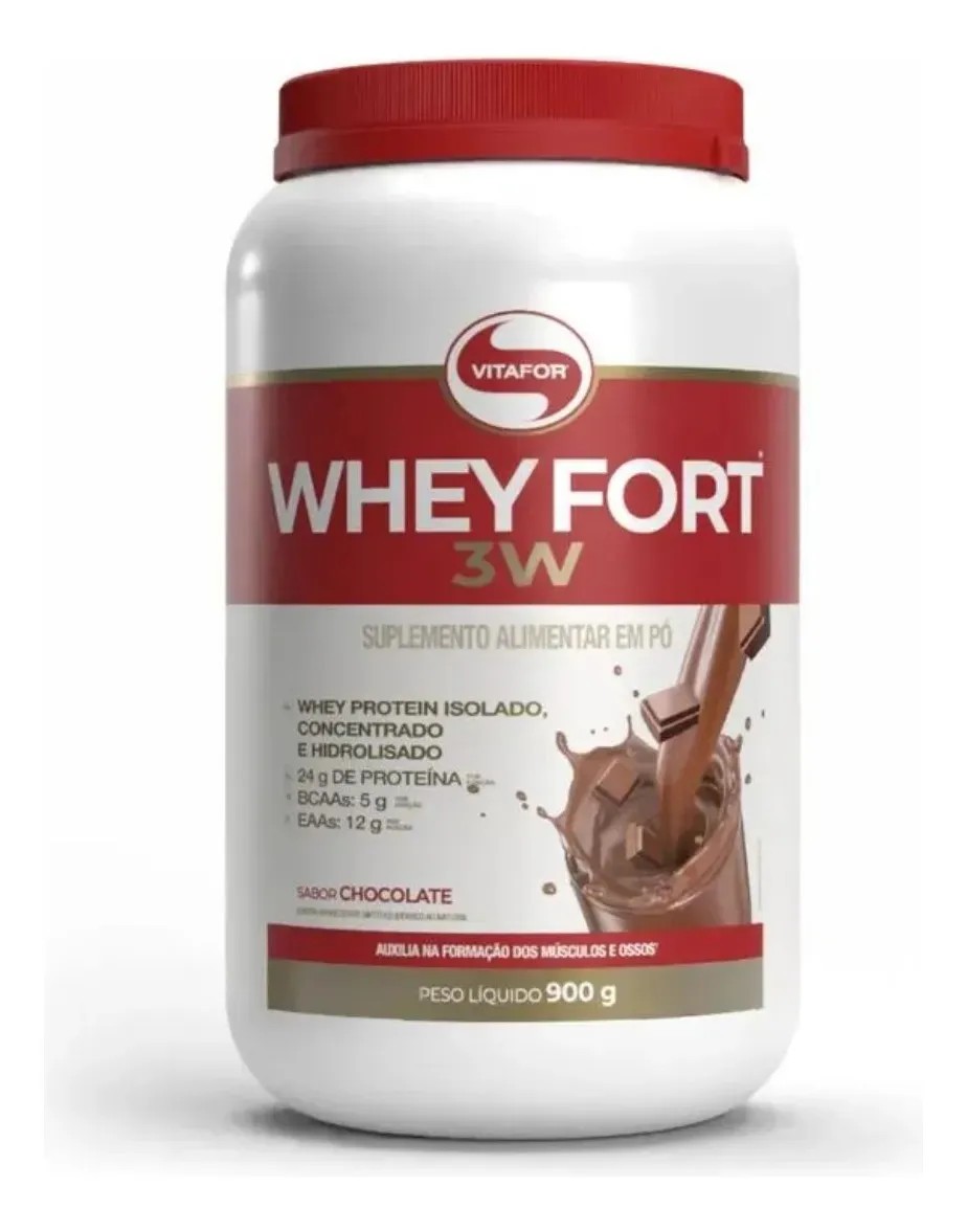 Vitafor Whey Fort 3w Vitafor 900g Chocolate