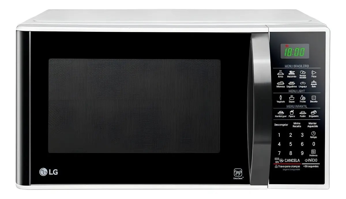 Micro-ondas LG 30L Branco Limpa Fácil - 127/220v