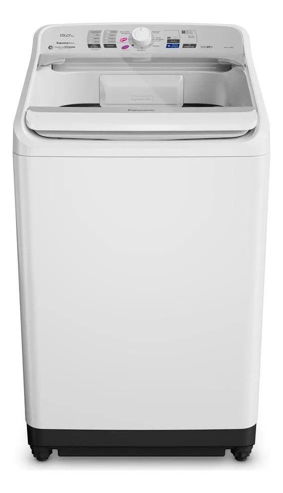 Máquina de Lavar Panasonic 15kg Branca 127v