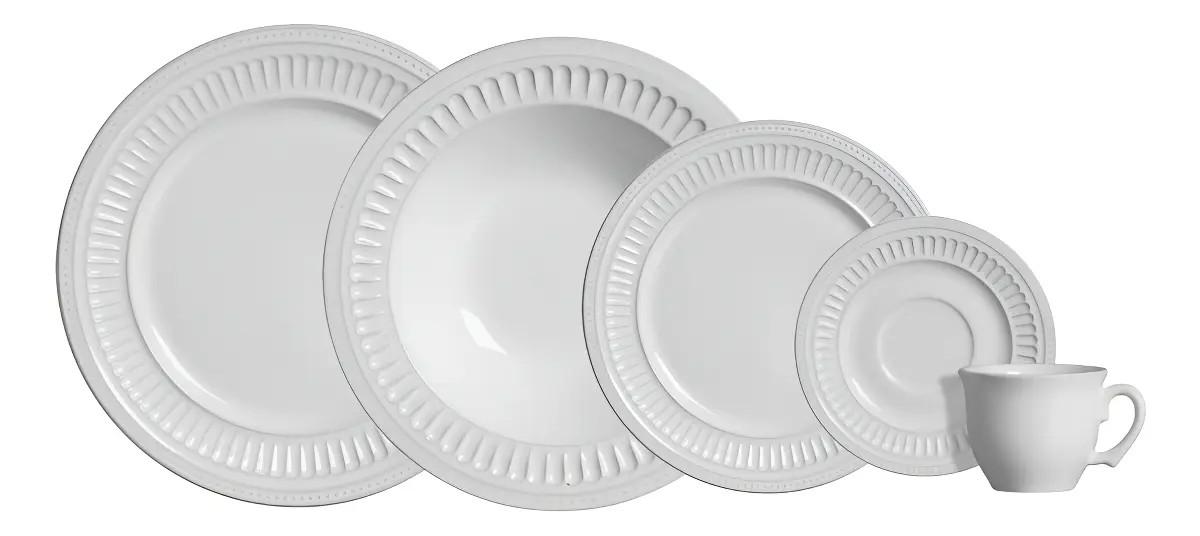 Aparelho de Jantar 20 peças Poppy - Scalla Cerâmica