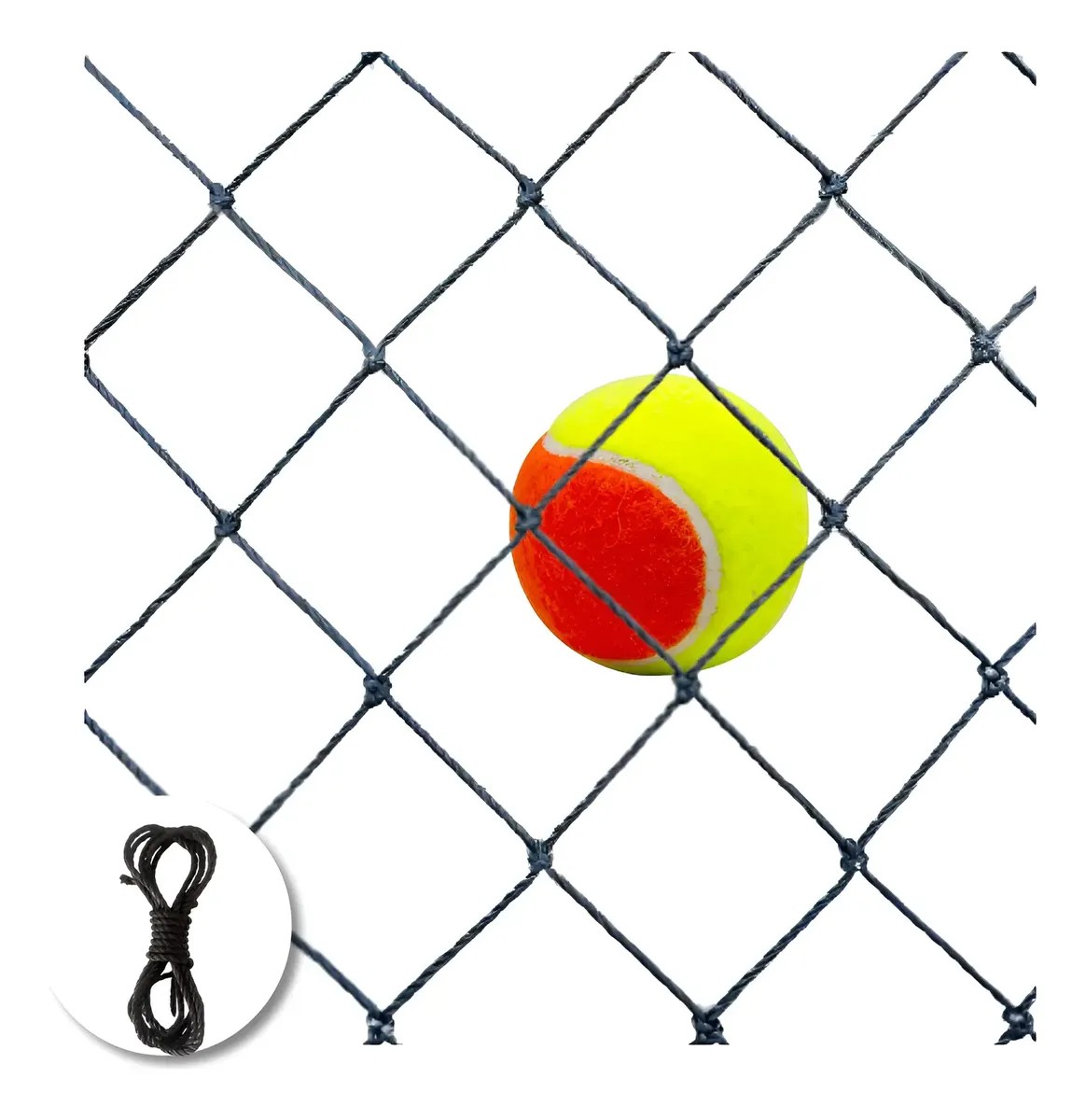 Rede Tela Para Quadra De Beach Tennis - 10m X 2m C/corda