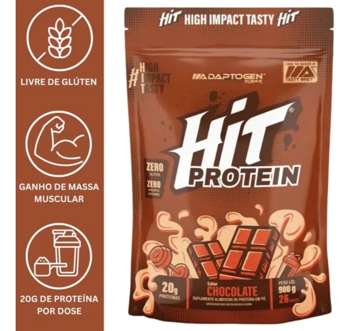 Hit Protein Whey 900g - Adaptogen Science