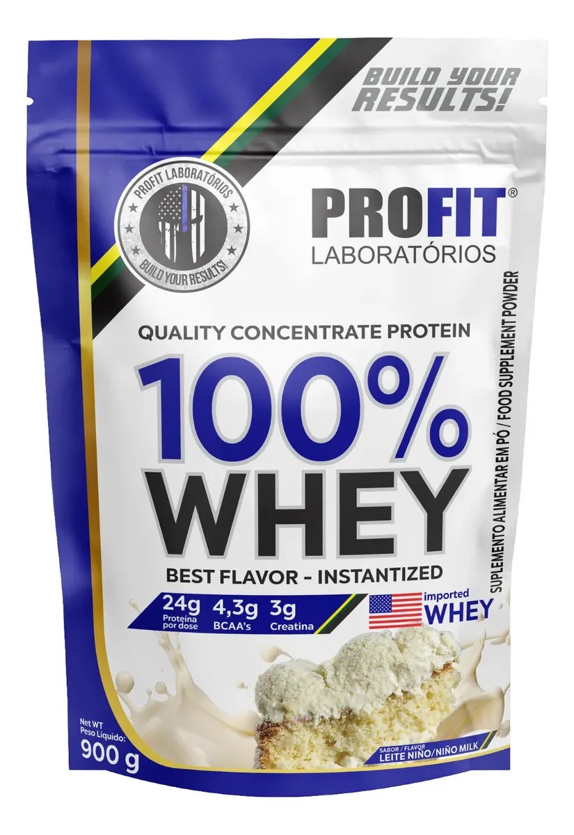 100% Whey Quality Concentrate 900g Profit