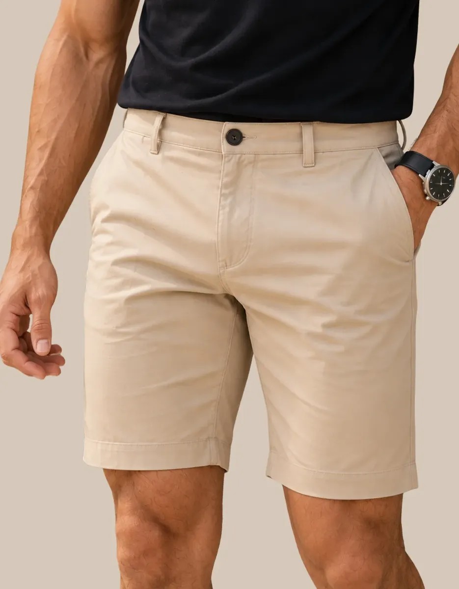 Bermuda Sarja Alfaiataria Chino Sport Fino