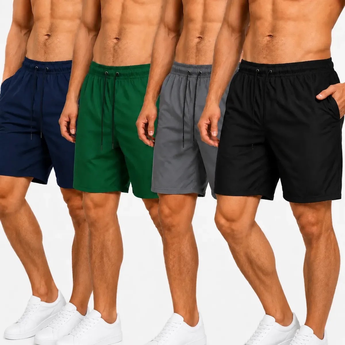 Kit 4 Bermudas Tactel