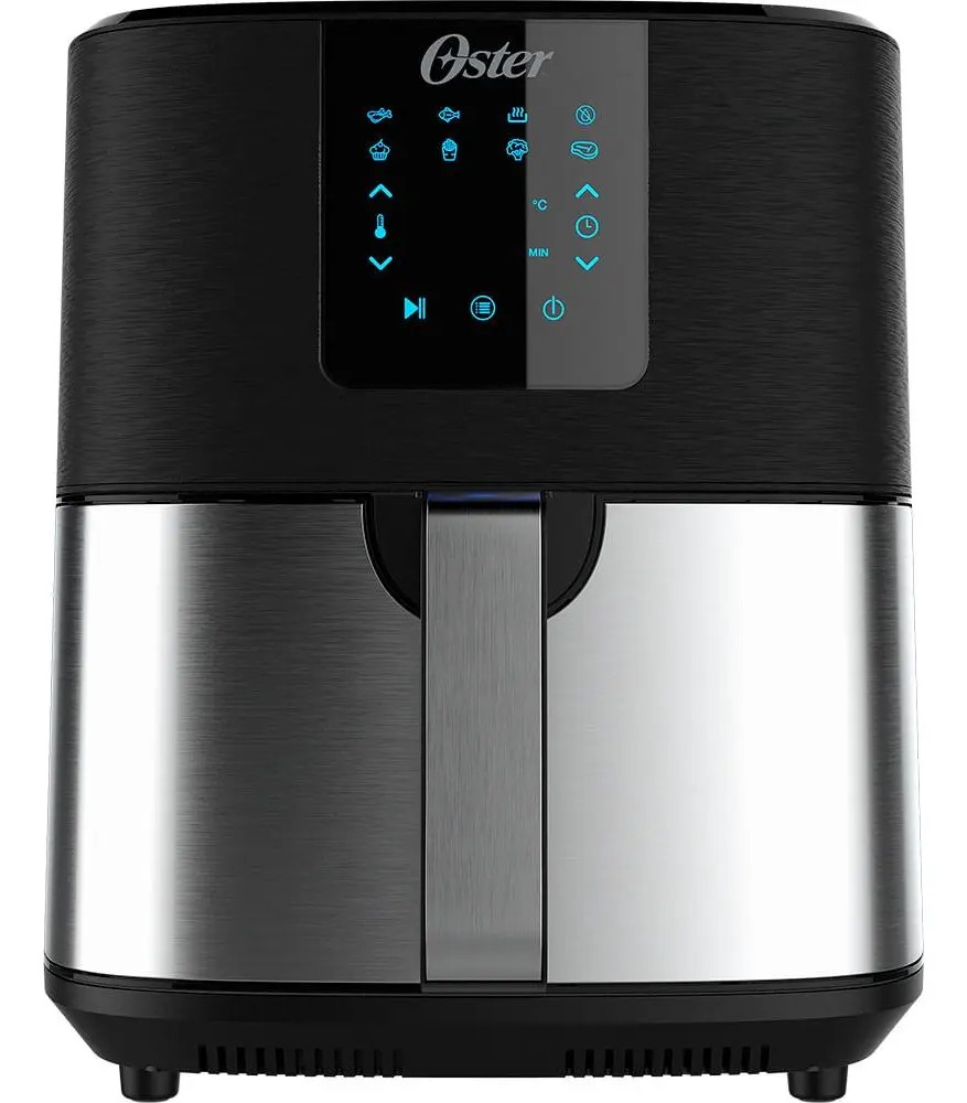 Fritadeira Elétrica Oster 4,8L, 1500W, Inox e Painel Touch