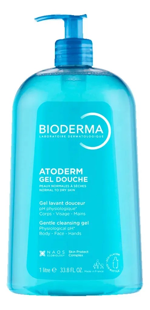 Bioderma Gel De Banho Hidratante Atoderm Gel Douche 1L