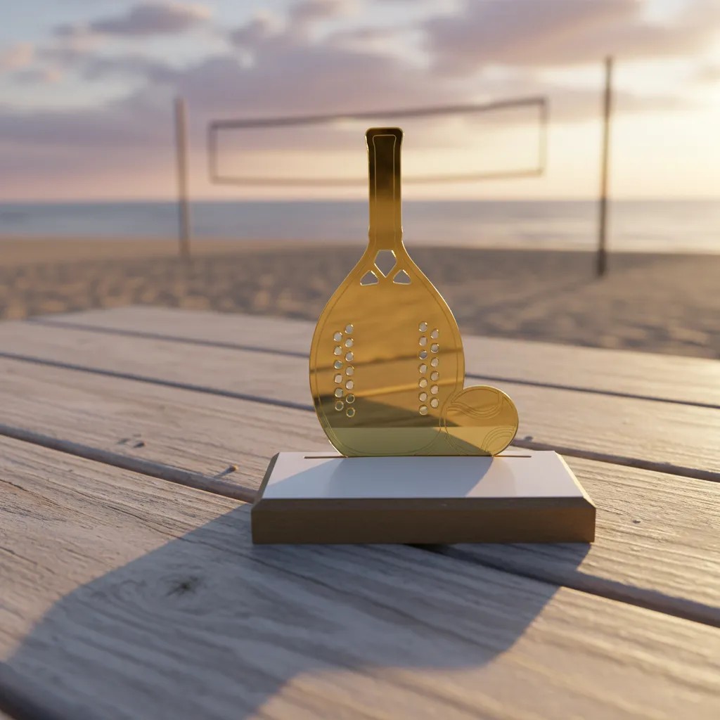 Kit 6 Troféus Beach Tennis