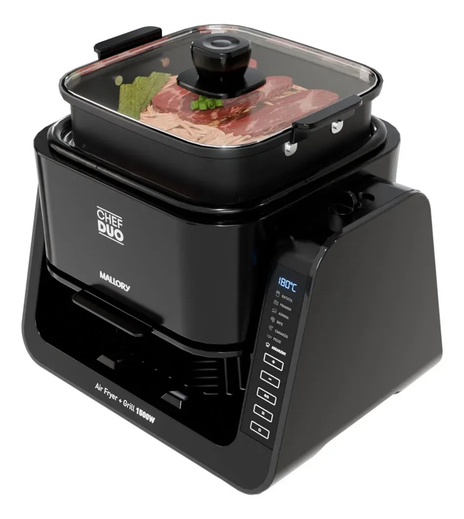 Fritadeira Elétrica Mallory Chef Duo 2 Em 1 127V