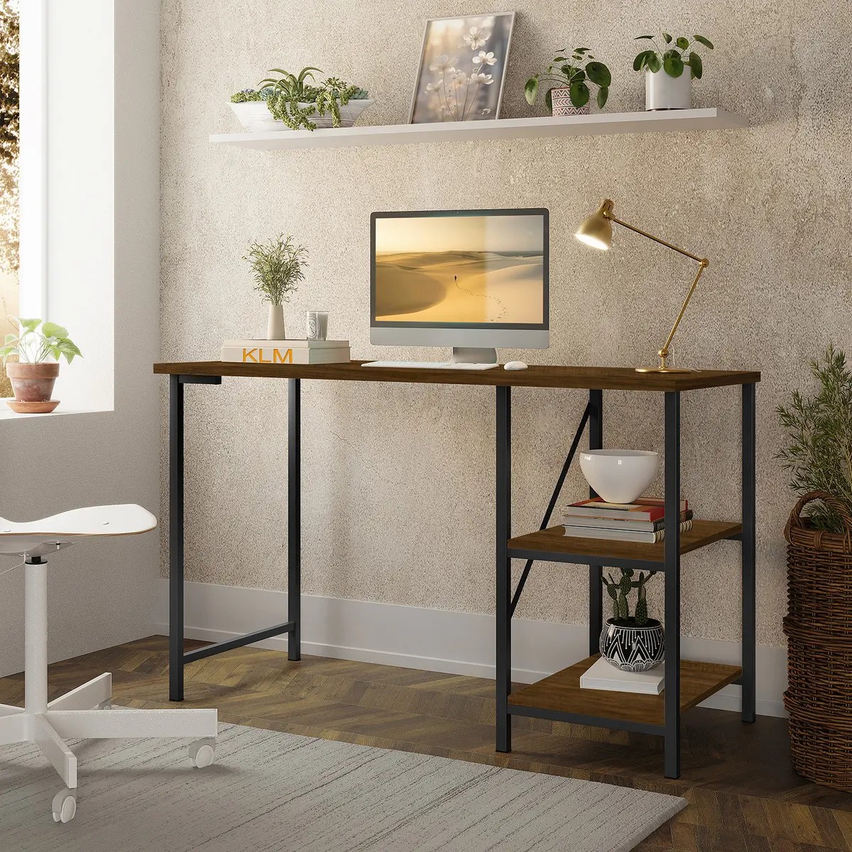Mesa Escrivaninha Office Industrial 1,10m KLM