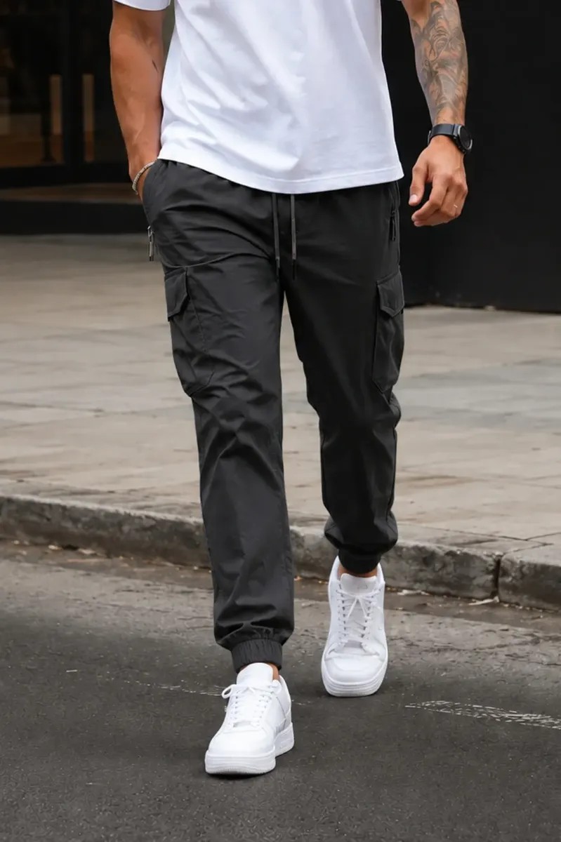 Calça Cargo Slim com Elastano Esportiva