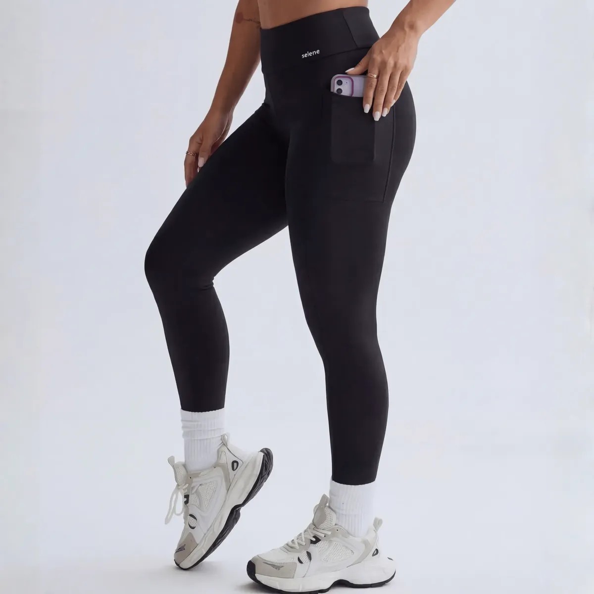 Legging Com Bolso Selene Zero Transparência