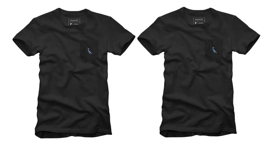 Kit 2 Camisetas Bolso Pica-pau Xadrez Reserva