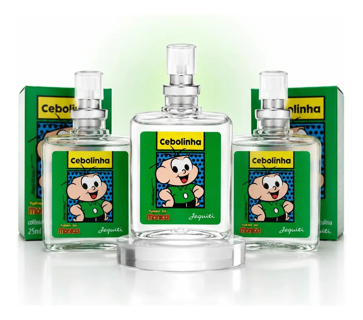 Kit 3 Perfumes Cebolinha Jequiti 25ml