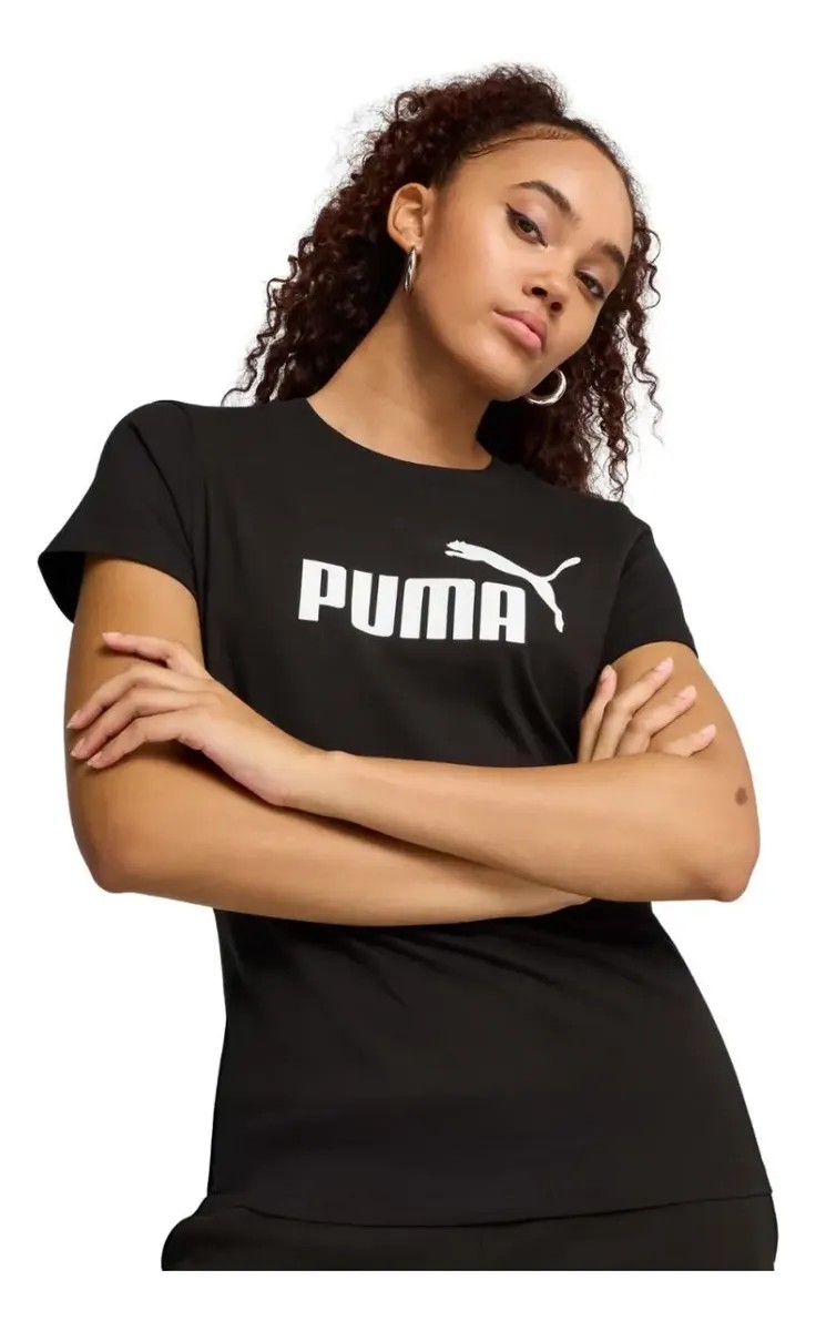 Camiseta Ess No. 1 Logo Puma Feminina (M)