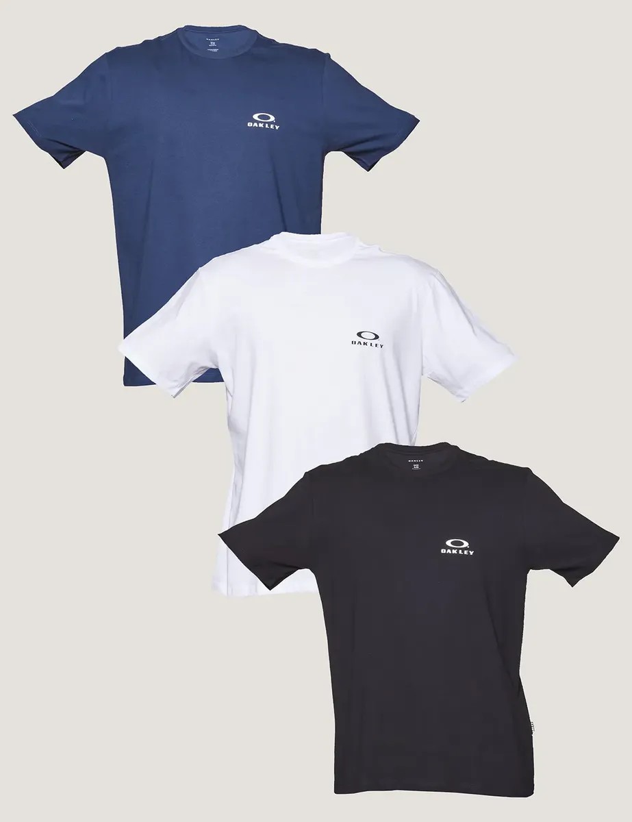 Kit com 3 Camisetas Oakley